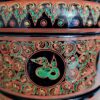 Large Handwoven Burmese Lacquerware TIFFIN with Lid - Burmese Zodiac  -  Shipping Fees Included! - Image 4